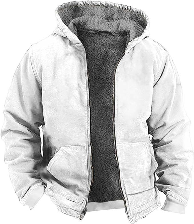 Avrin Men’s Insulated Active Jac – Loose Fit Washed Duck Jacket | Heavy-Duty Warmest Winter Coat