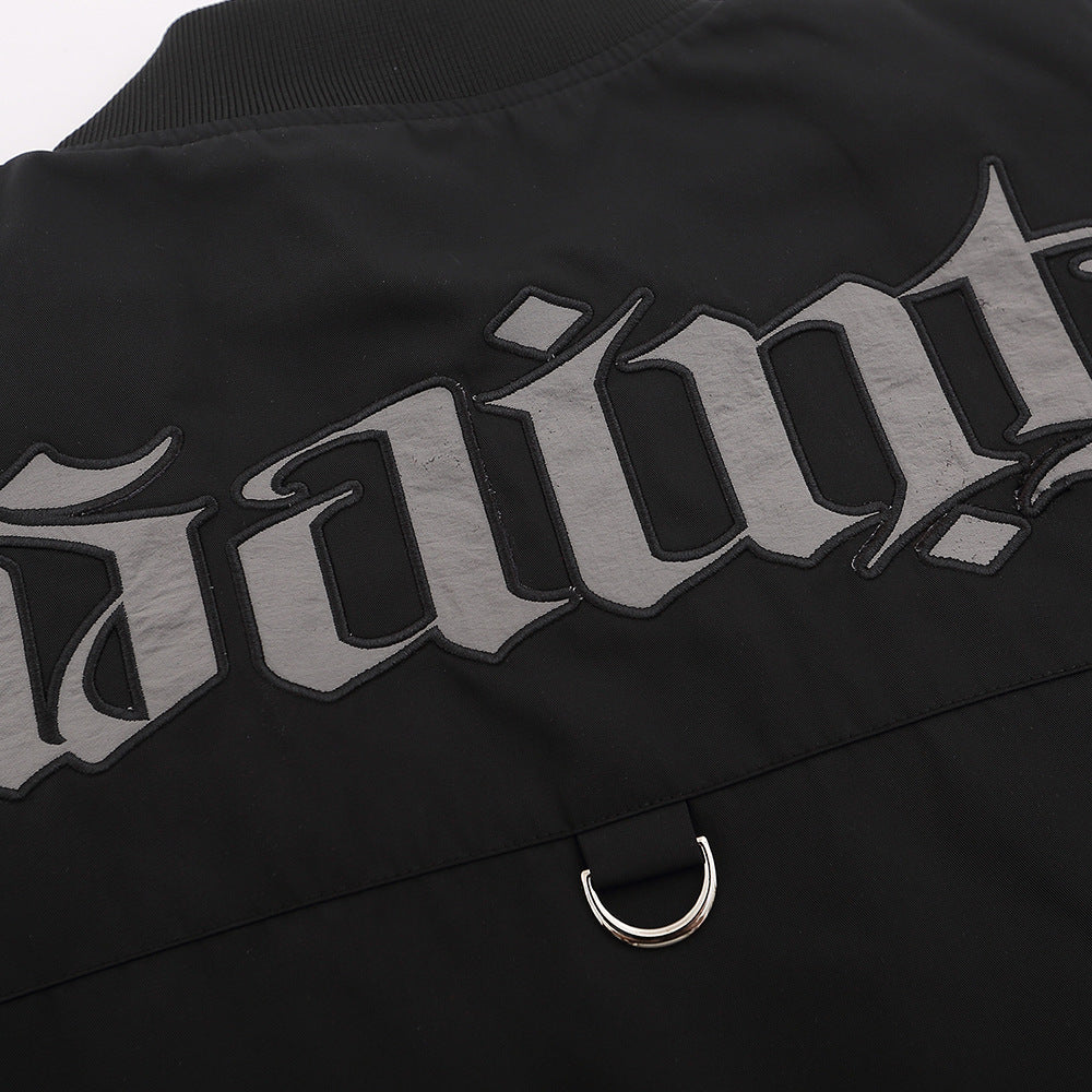 Avrin Men’s Thick Baseball Jacket with Detachable Sleeves – Warm Cotton Varsity Coat | Winter Streetwear