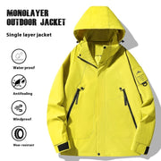 AVRIN Men’s Lightweight Outdoor Shell Jacket – Windproof & Waterproof Mountaineering Coat