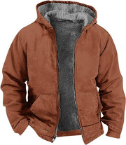 AVRIN Men’s Insulated Active Jac – Loose Fit Washed Duck Jacket | Heavy-Duty Warmest Winter Coat