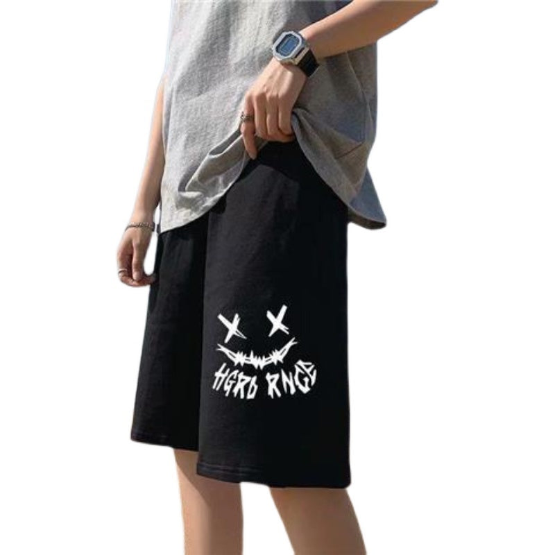 Avrin Men’s Korean-Style Loose Summer Shorts / Sports Pants – Lightweight Straight Fit Cotton