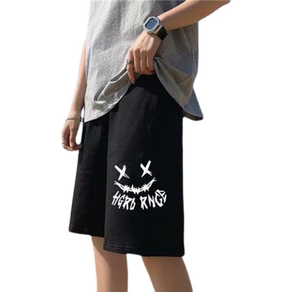Avrin Men’s Korean-Style Loose Summer Shorts / Sports Pants – Lightweight Straight Fit Cotton