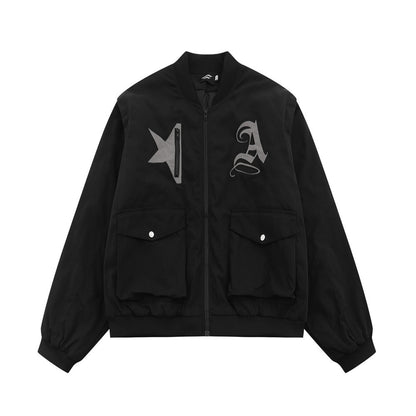 Avrin Men’s Thick Baseball Jacket with Detachable Sleeves – Warm Cotton Varsity Coat | Winter Streetwear