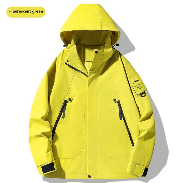 AVRIN Men’s Lightweight Outdoor Shell Jacket – Windproof & Waterproof Mountaineering Coat