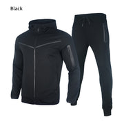 AVRIN Men’s Hooded Tracksuit – 2-Piece Sports & Leisure Set, Casual Sweatshirt and Jogger Pants