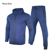AVRIN Men’s Hooded Tracksuit – 2-Piece Sports & Leisure Set, Casual Sweatshirt and Jogger Pants