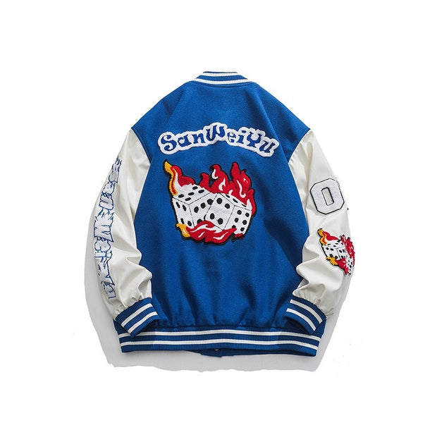 AVRIN Men’s Trendy Personality Couple Jacket – Fashionable Lightweight Streetwear Coat