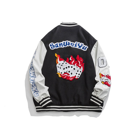 Avrin Men’s Trendy Personality Couple Jacket – Fashionable Lightweight Streetwear Coat