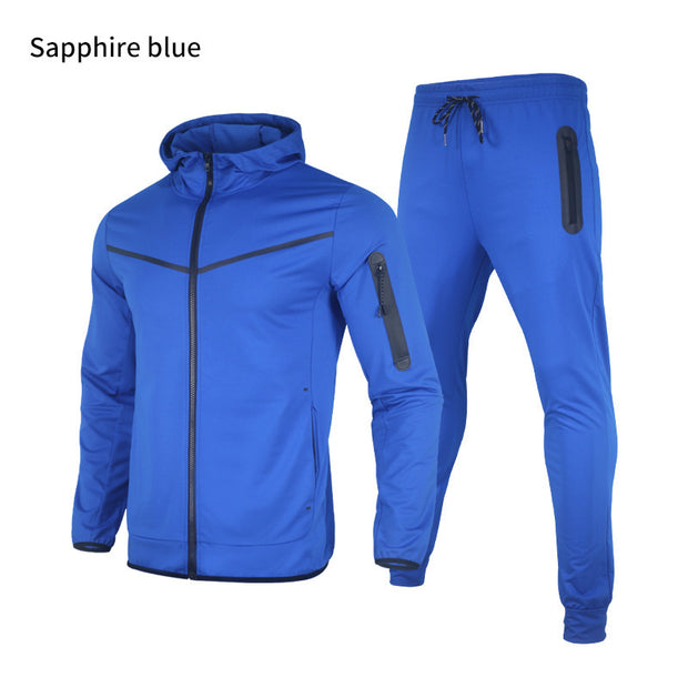 AVRIN Men’s Hooded Tracksuit – 2-Piece Sports & Leisure Set, Casual Sweatshirt and Jogger Pants