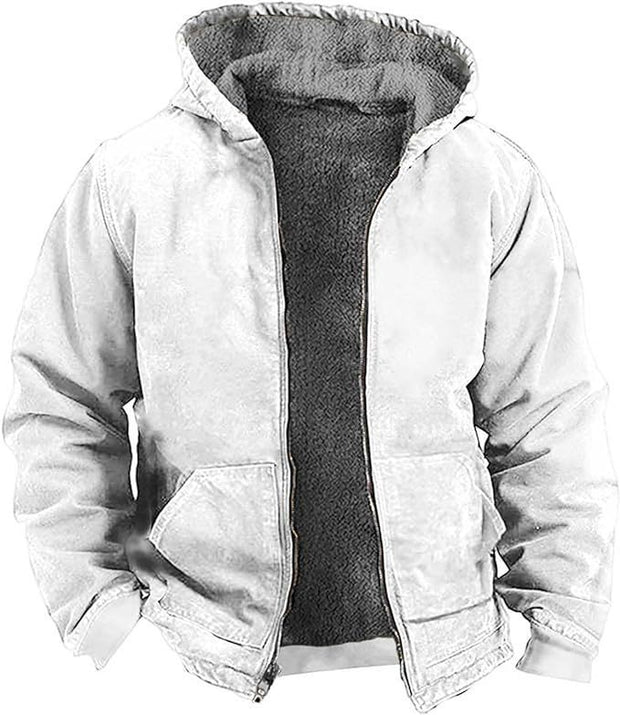 AVRIN Men’s Insulated Active Jac – Loose Fit Washed Duck Jacket | Heavy-Duty Warmest Winter Coat