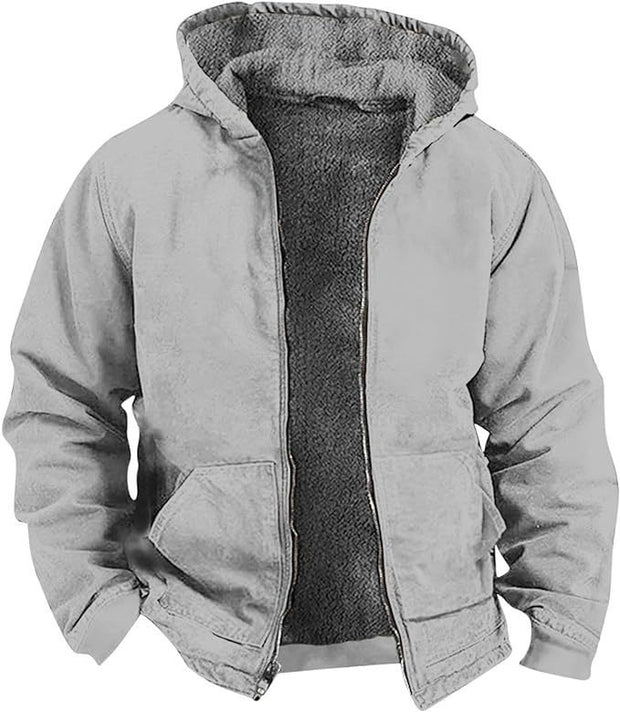 AVRIN Men’s Insulated Active Jac – Loose Fit Washed Duck Jacket | Heavy-Duty Warmest Winter Coat