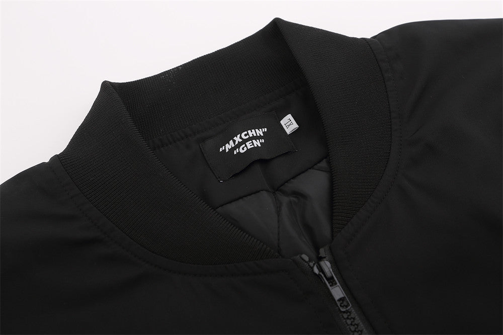 Avrin Men’s Thick Baseball Jacket with Detachable Sleeves – Warm Cotton Varsity Coat | Winter Streetwear