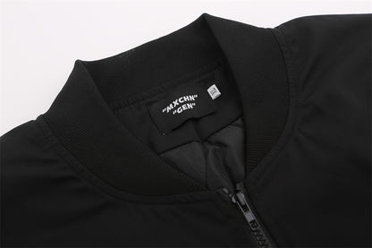 Avrin Men’s Thick Baseball Jacket with Detachable Sleeves – Warm Cotton Varsity Coat | Winter Streetwear